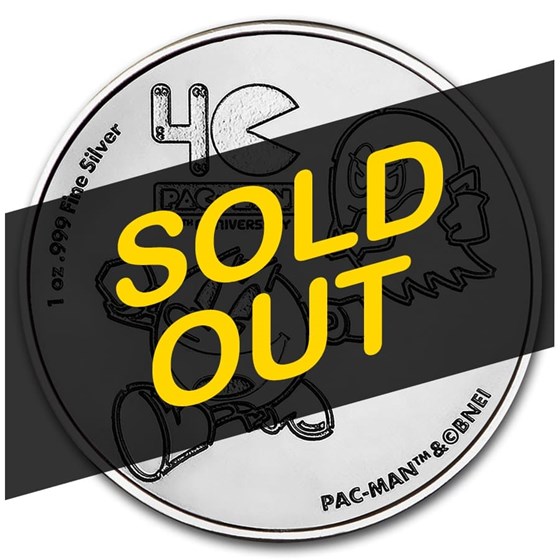 2020 Niue 1 oz Silver $2 PAC-MAN™ 40th Anniversary Coin 2020 Niue 1 oz Silver $2 PAC-MAN™ 40th Anniversary Coin